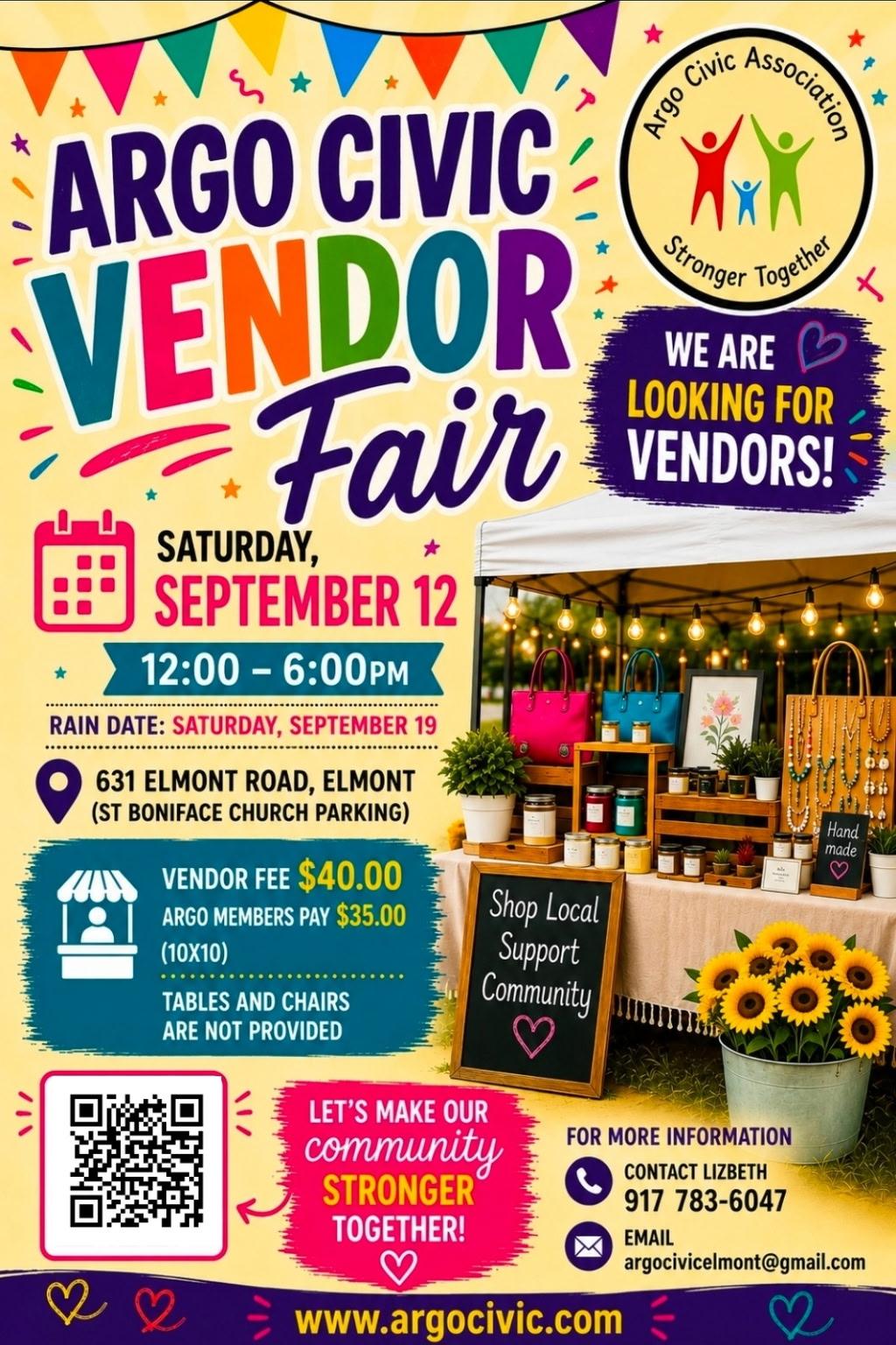 Argo Civic Vendor Fair